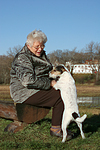 Frau mit Parson Russell Terrier / woman with PRT